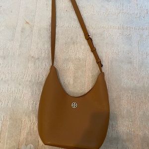 Tory Burch Tan Perry Hobo Crossbody Bag